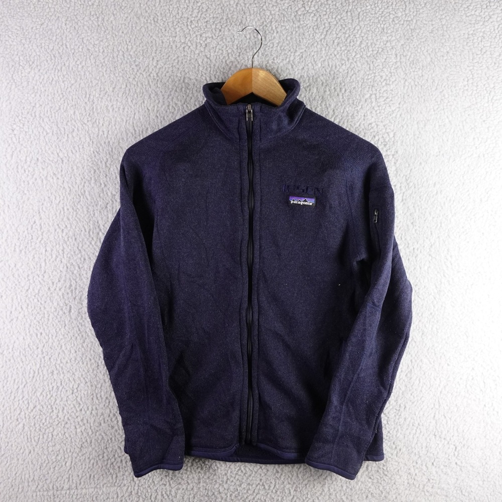 Patagonia Better Sweater Full Zip Fleece Jacket Navy Blue Womens Medium 25538